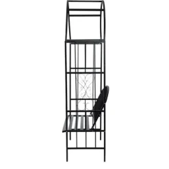 vidaXL Rosenbåge med bänk - Bersåer, spaljéer & pergolor