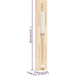 vidaXL Sandur för bastu 15 minuter massiv furu - Bastutillbehör