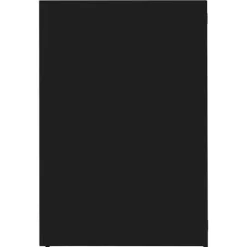 vidaXL Skjul för sopkärl för 2 platser svart 138x79x117 cm stål