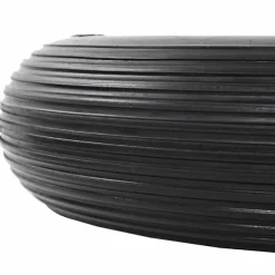 vidaXL Skottkärrehjul med axel massiv PU 4.00-8 390 mm