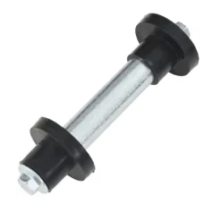 vidaXL Skottkärrehjul med axel massiv PU 4.00-8 390 mm