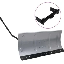 vidaXL Snöblad till gräsklippare med adapter 100 cm - Snöskyfflar