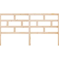 vidaXL Sänggavel, 206x4x100 cm massiv furu