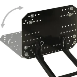 vidaXL Snöplog för ATV 115x38 cm svart - Snöskyfflar