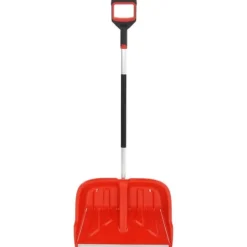 vidaXL Snöskyffel röd 136 cm aluminium - Snöskyfflar