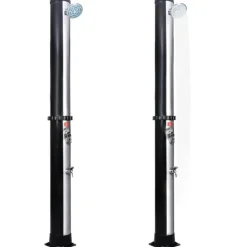 vidaXL Soldusch med duschhuvud och kran 40 L