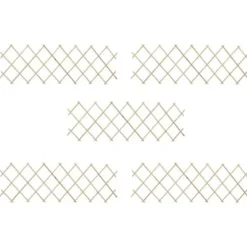 vidaXL Spaljéstaket 5 st Gran Trä 180x60 cm 47240