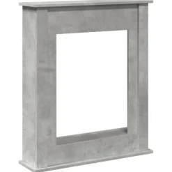 vidaXL Spiselkrans betonggrå 75x20x87,5 cm konstruerat trä