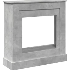 vidaXL Spiselkrans betonggrå 90x30x90 cm konstruerat trä