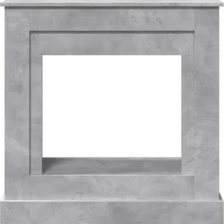 vidaXL Spiselkrans betonggrå 90x30x90 cm konstruerat trä