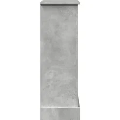 vidaXL Spiselkrans betonggrå 90x30x90 cm konstruerat trä