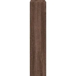 vidaXL Spiselkrans brun ek 81x18x82 cm konstruerat trä