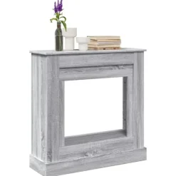 vidaXL Spiselkrans grå sonoma 90x30x90 cm konstruerat trä