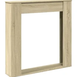 vidaXL Spiselkrans sonoma-ek 100x20x100 cm konstruerat trä