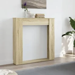 vidaXL Spiselkrans sonoma-ek 100x20x100 cm konstruerat trä