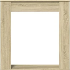 vidaXL Spiselkrans sonoma-ek 100x20x100 cm konstruerat trä