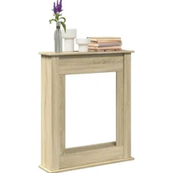 vidaXL Spiselkrans sonoma-ek 75x20x87,5 cm konstruerat trä