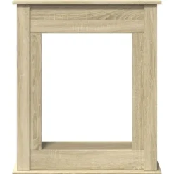 vidaXL Spiselkrans sonoma-ek 75x20x87,5 cm konstruerat trä