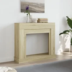 vidaXL Spiselkrans sonoma-ek 100x30x87,5 cm konstruerat trä