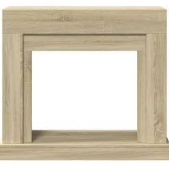 vidaXL Spiselkrans sonoma-ek 100x30x87,5 cm konstruerat trä