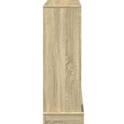 vidaXL Spiselkrans sonoma-ek 100x30x87,5 cm konstruerat trä