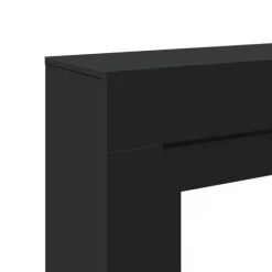 vidaXL Spiselkrans svart 100x30x87,5 cm konstruerat trä