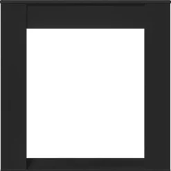 vidaXL Spiselkrans svart 100x20x100 cm konstruerat trä