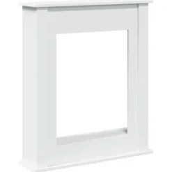 vidaXL Spiselkrans vit 75x20x87,5 cm konstruerat trä