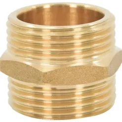 vidaXL Sugslang med kopplingar mässing svart 1,1