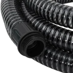 vidaXL sugslang med mässingsanslutningar Svart 1,1