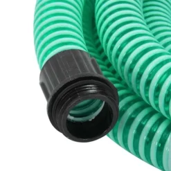 vidaXL sugslang med mässingsanslutningar Grön 1,1