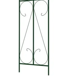 vidaXL Trädgårdsbåge mörkgrön 120x38x258 cm järn - Bersåer, spaljéer & pergolor