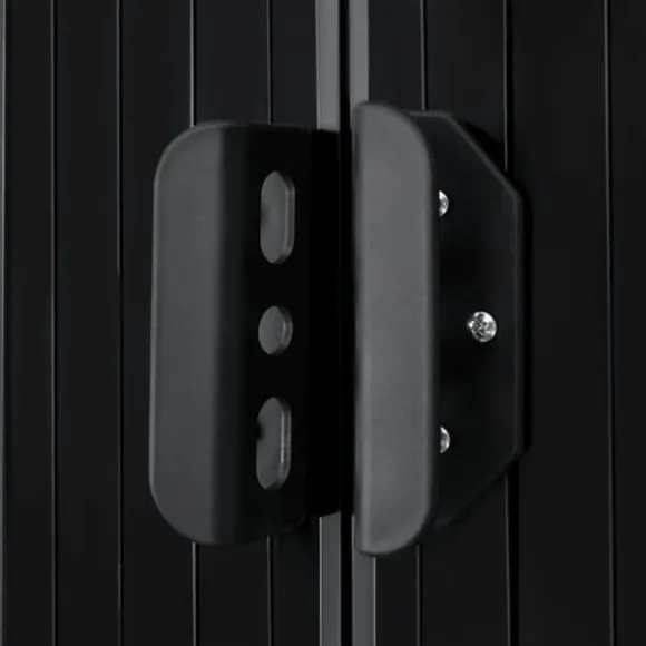 vidaXL Trädgårdsbod antracit stål - Förråd & Redskapsbodar