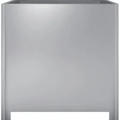 vidaXL Trädgårdskruka 50x50x50 cm galvaniserat stål