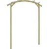 vidaXL Trädgårdspergola 180x210x40 cm Impregnerad Furu
