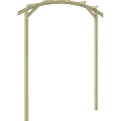 vidaXL Trädgårdspergola 180x210x40 cm Impregnerad Furu