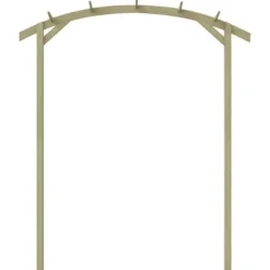 vidaXL Trädgårdspergola 180x210x40 cm Impregnerad Furu