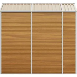 vidaXL Trädgårdsskjul ljusgrå 191x215x198 cm galvaniserat stål - Förråd & Redskapsbodar