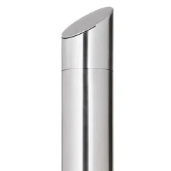 vidaXL Utedusch 220 cm rostfritt stål