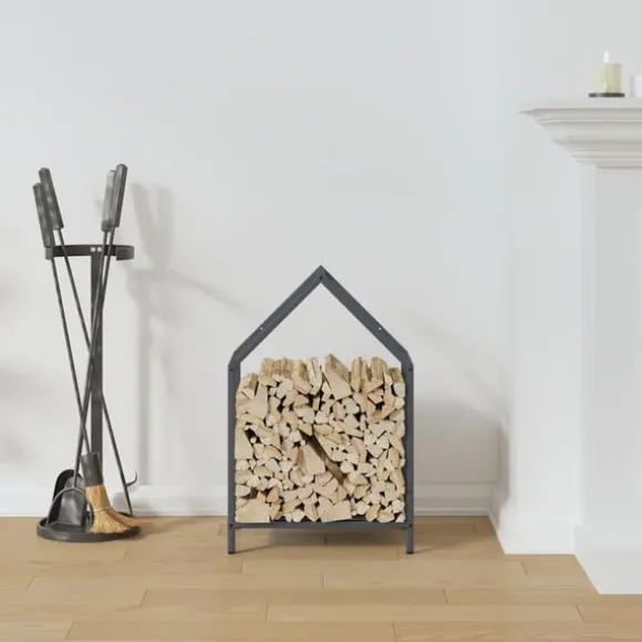 vidaXL Vedställ antracit 40x25x60 cm kallvalsat stål