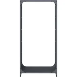 vidaXL Vedställ antracit 44x28x90 cm kallvalsat stål