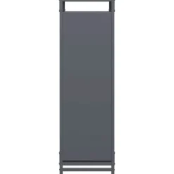 vidaXL Vedställ antracit 44x28x90 cm kallvalsat stål