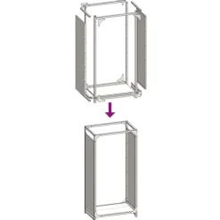 vidaXL Vedställ antracit 44x28x90 cm kallvalsat stål