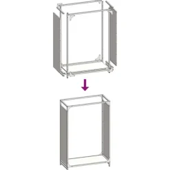 vidaXL Vedställ svart 60x28x90 cm kallvalsat stål