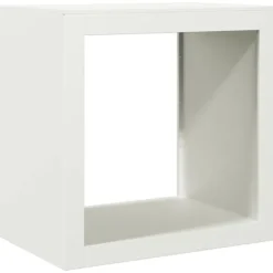 vidaXL Vedställ vit 60x40x60 cm stål