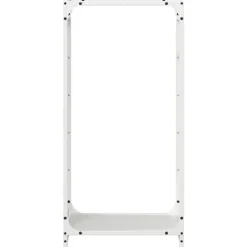 vidaXL Vedställ vit 44x28x90 cm kallvalsat stål