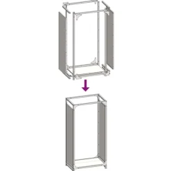 vidaXL Vedställ vit 44x28x90 cm kallvalsat stål