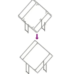 vidaXL Vedställ vit 100x25x100 cm kallvalsat stål