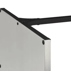 vidaXL Vedställ 40x40x40 cm rostfritt stål