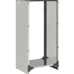 vidaXL Vedställ 40x30x80 cm rostfritt stål